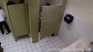 Wicked – Couple has sex in public bathroom