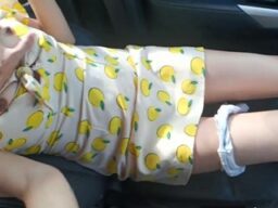 Thai Couple Stop the Car and Fuck me Here Public Fuck Cum Ge