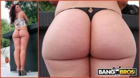 Shaved Ladyboy fucks white guys ass and cums over his cock and balls