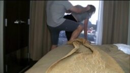 Pretty 19 yo blonde Naomi Swann nailed by Hookup Hotshot