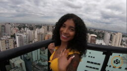 Beautiful Skinny Ebony Surprises BF with Deep Throat